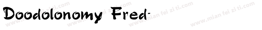 Doodolonomy Fred字体转换